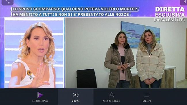 Giallo dello sposo mancato di Salemi. Potrebbe trattarsi di una vendetta per le truffe?  Ieri ipotesi a Pomeriggio 5