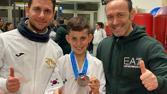 Taekwondo: Insubria Cup 2020. Medaglia di bronzo per il piccolo Atleta Gancitano Vito
