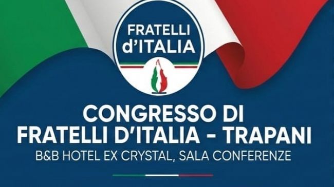 ​Trapani, domani congresso cittadino di Fratelli d’Italia