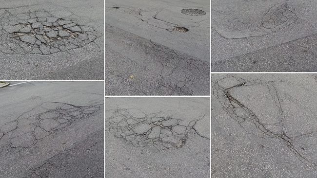 ​Trapani. Malridotta la via Dell’Olmo tra buche, lesioni e interi tratti sconnessi