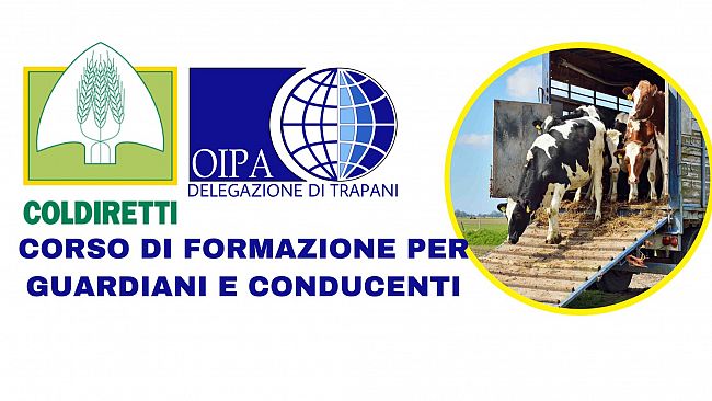 Coldiretti avvia corsi di formazione per guardiani e conducenti di animali vivi