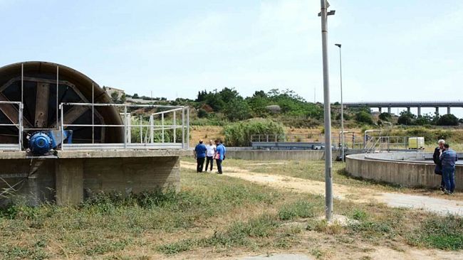 Mazara, Sabato effettuato il sopralluogo al depuratore Comunale