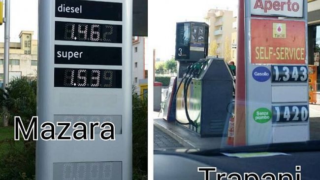 Prezzi carburanti a Mazara del Vallo. M5S chiede che Consiglio comunale affronti la questione