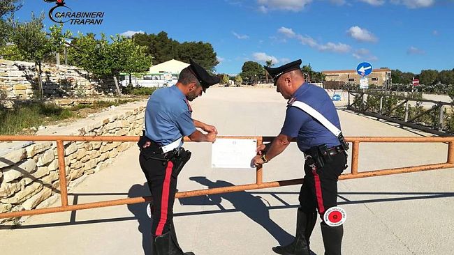 Calatafimi Segesta, Operazione Phimes bis: i Carabinieri sequestrano la società che gestisce il parcheggio