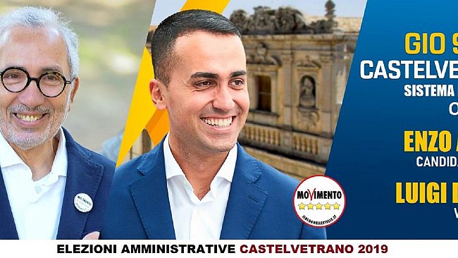 Il vice-premier Luigi Di Maio a Castelvetrano per sostenere Enzo Alfano