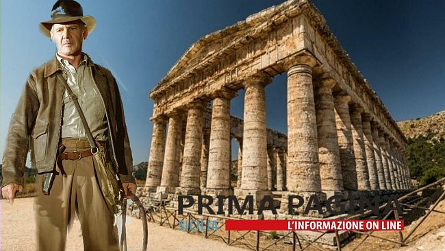 Harrison Ford e Brad Pitt sbarcano a Segesta per il nuovo 
