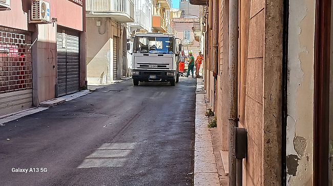 Marsala, lavori in via Falconara: lavori necessari e urgenti dell’azienda del gas