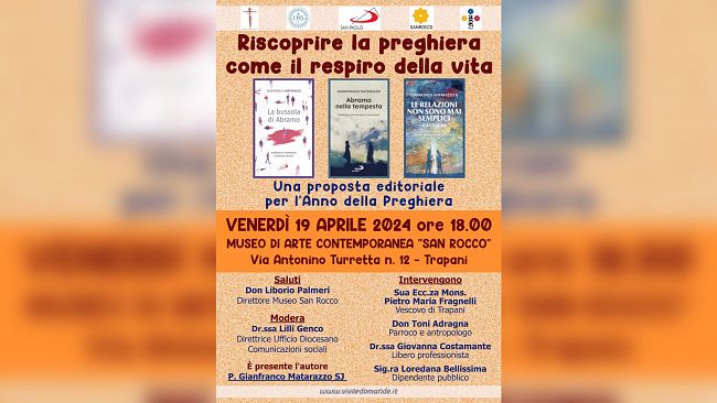 Riconnettersi col proprio mondo interiore. A Trapani si presenta la trilogia del gesuita Gianfranco Matarazzo