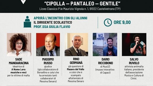​“A Nome Loro”: al Liceo Classico di Castelvetrano una mattinata di memoria, legalità e impegno civile