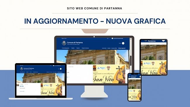 Il sito web del Comune di Partanna in fase di rinnovamento: sarà più moderno e accessibile