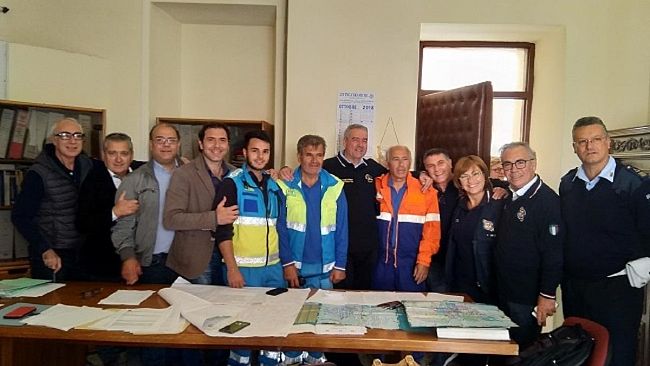 Partanna, si è svolta ieri l’esercitazione per evento sismico “Belice 2018”