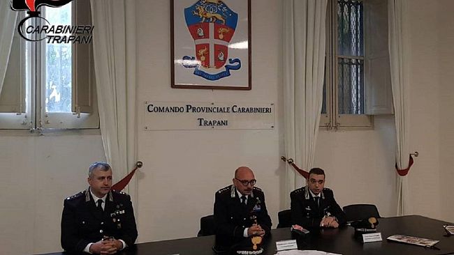 Trapani, I Carabinieri presentano il Calendario Storico e l’Agenda Storica 2019