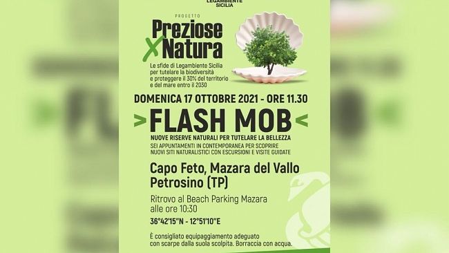 Domenica 17 ottobre in programma un Flash Mob a Capo Feto 