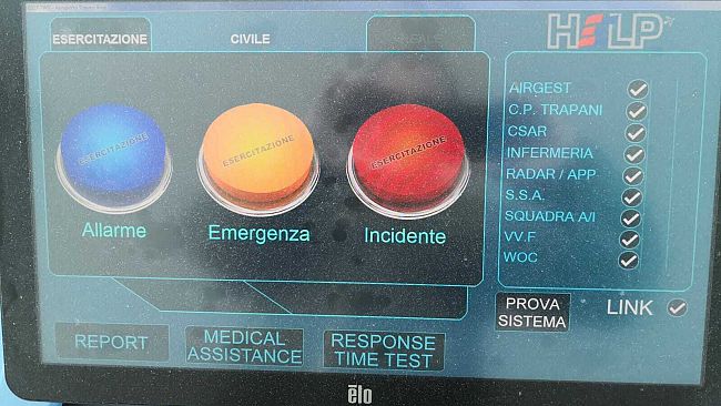 In caso di emergenza, si potrà intervenire con un touch. Inaugurato il Response time test all’aeroporto di Trapani