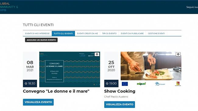 Al via “Global Community e Expo”. Primo evento l’8marzo con il convegno “Le donne e il mare”