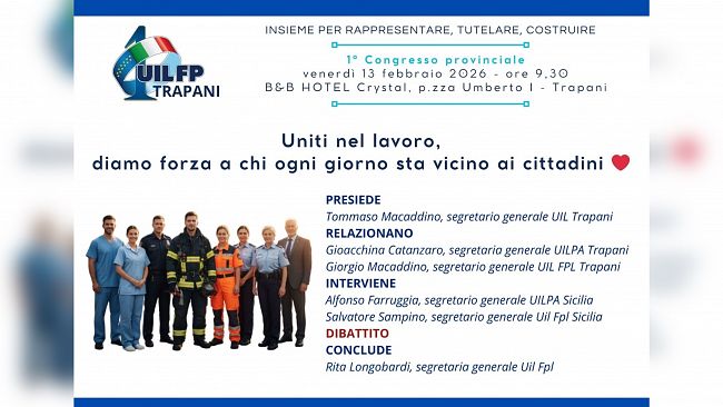 UIL FP Trapani: il 13 febbraio il 1° Congresso Provinciale