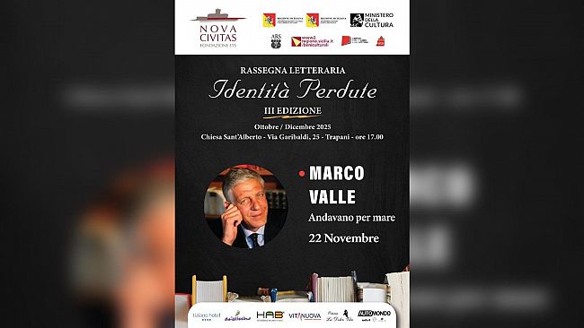 Trapani. “Identità Perdute”: la storia marittima italiana con Marco Valle