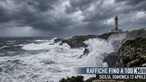 Sicilia, addio al caldo: arriva la tempesta di scirocco con raffiche record