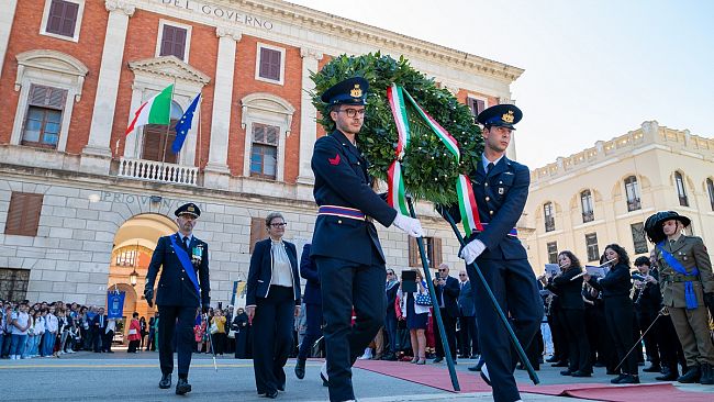 Questa mattina,  la celebrazione della Giornata dell’Unità Nazionale e delle Forze Armate