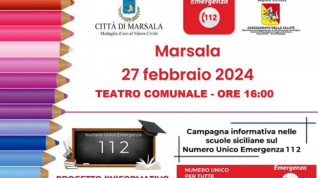 A Marsala la presentazione del Numero Unico per le emergenze 112