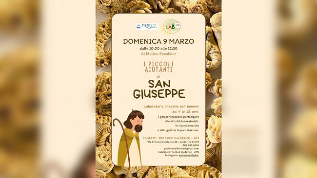 Valderice, un'esperienza unica per i più piccoli: laboratorio creativo al Molino Excelsior