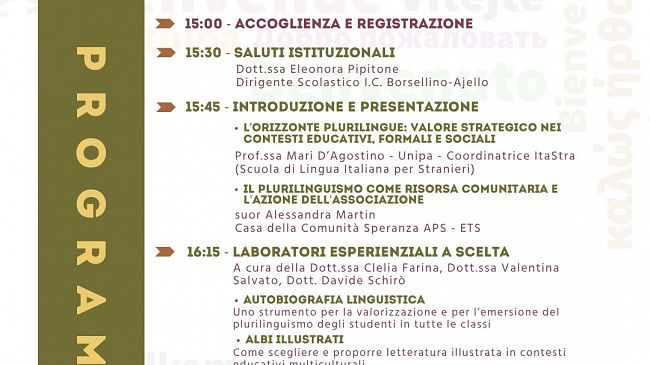 Mazara, il 29 ottobre l'evento 