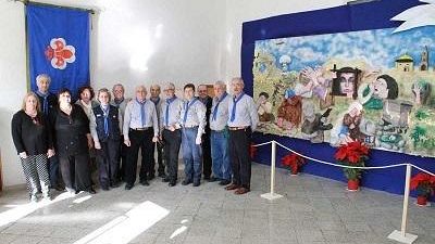 Mazara, l’amore vince sulla violenza, un grande presepe a parete del Masci
