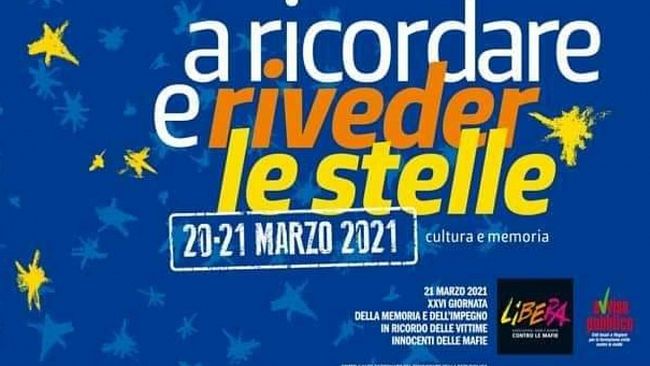 “A ricordar e riveder le stelle”, XXVI Giornata della Memoria delle vittime di mafia