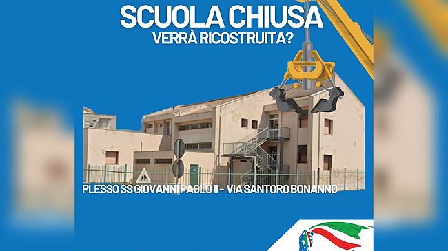 Mazara, Gioventù Nazionale interviene su chiusura plesso 