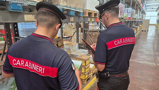 Controlli tra Carini, Cinisi e Capaci: un arresto, 97 tonnellate di alimenti sequestrati e una pistola recuperata