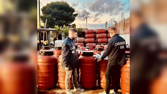 Nas, scoperto stabilimento specializzato nella lavorazione delle olive in salamoia abusivo