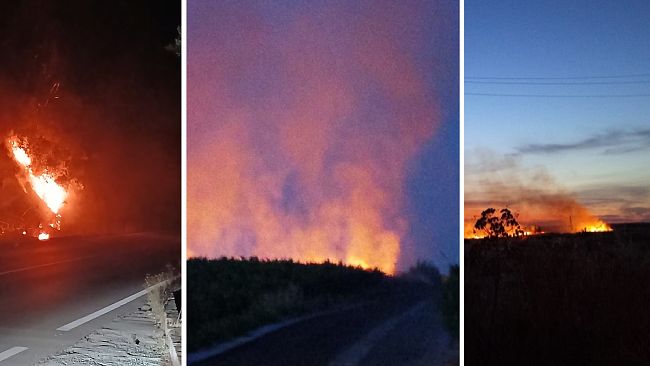 Mazara, Incendi nelle campagne: weekend di super lavoro per i vigili del fuoco