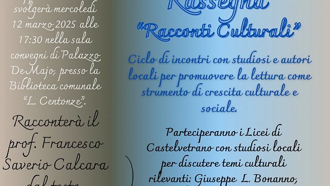 Proseguono gli incontri della rassegna Libriamo 2025
