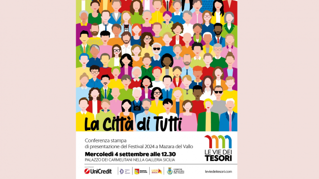 Mazara, il 4 settembre la conferenza stampa di presentazione de Le Vie dei Tesori 2024