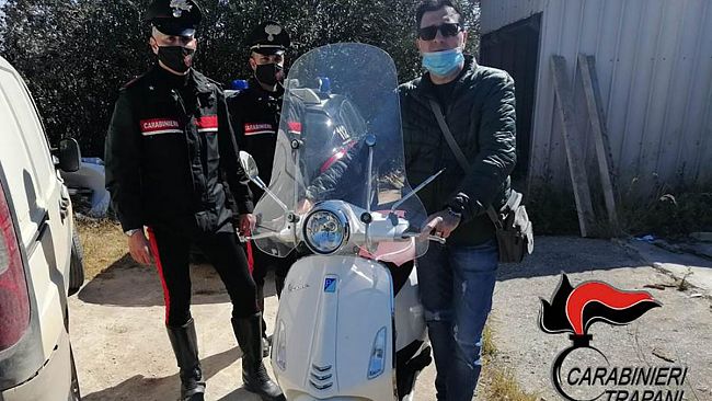 Marsala, trovato deposito di mezzi rubati