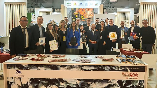Il Distretto Pesca Crescita Blu COSVAP alla Fiera TuttoFood di Milano
