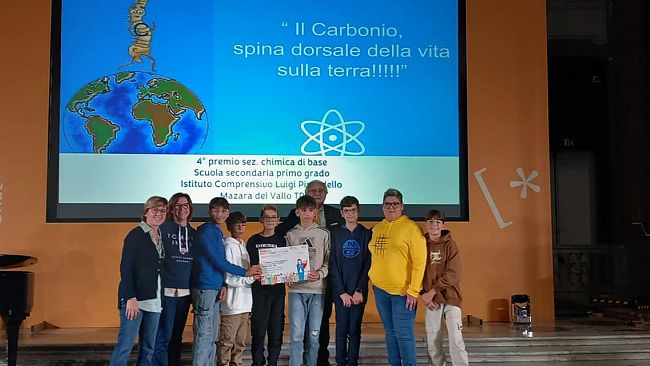 Mazara, gli alunni dell'I.C. Pirandello-Bonsignore conquistano il 4° posto al concorso di Federchimica