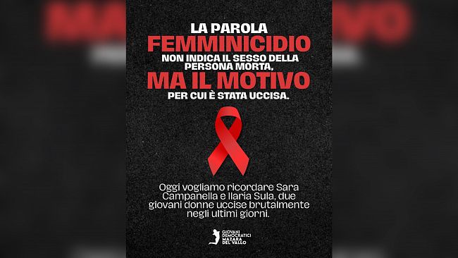 Lettera aperta dei Giovani Democratici di Mazara sul tema del femminicidio