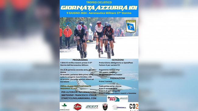 Misiliscemi. Il 9 giugno il 37° Stormo ospiterà la gara di ciclismo 