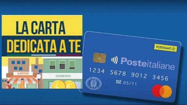 Mazara, social card acquisti 