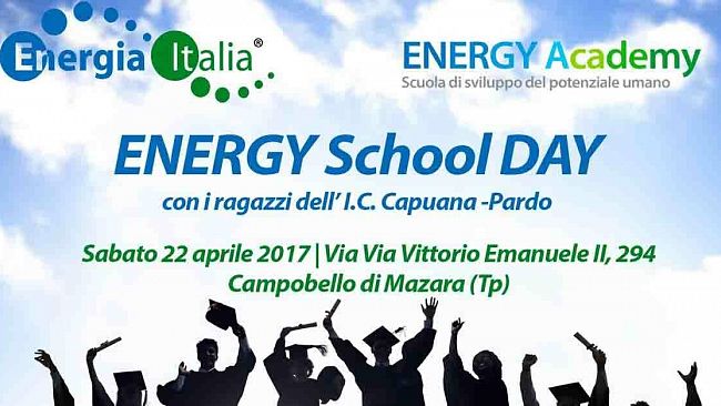 Campobello, sabato 22 Aprile si terrà la “ENERGY School DAY”