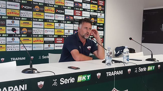 Trapani Calcio, Baldini: “Siamo una squadra che può giocarsela con tutti, servono coraggio e tranquillità”