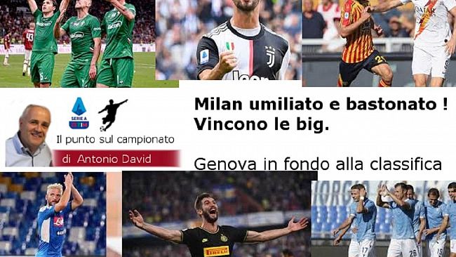 Juve – Spal: Che Berisha ! Milan, umiliato e degradato in campo. Vincono Inter e Napoli
