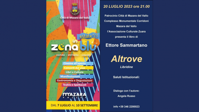 Estate Mazarese, domani la presentazione del libro 