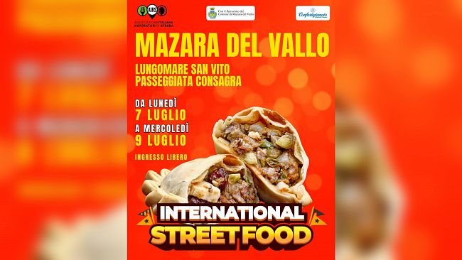 L'International Street Food sbarca a Mazara 