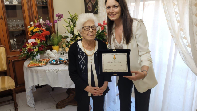 Messina. Gli auguri dell’Amministrazione comunale ad una centenaria