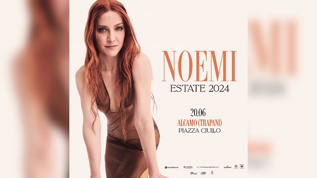 Alcamo, Noemi in concerto il 20 giugno 