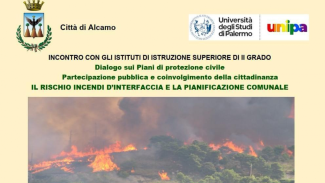 Alcamo, dialogo sui piani di Protezione Civile. Incontro con gli studenti 