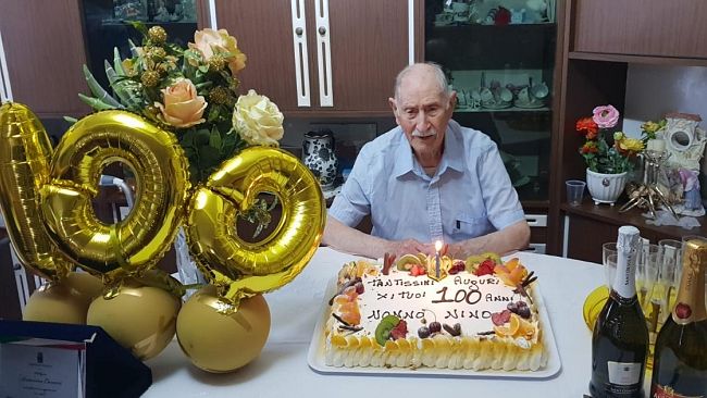 Festeggiamenti per il centenario Antonino Caracci