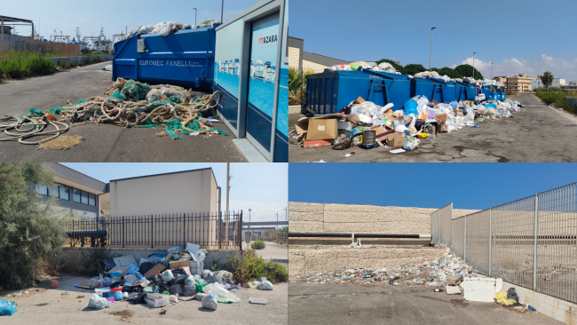 Mazara, cittadini incivili utilizzano il porto nuovo come discarica a cielo aperto
